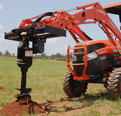 kubota tractor auger attachment